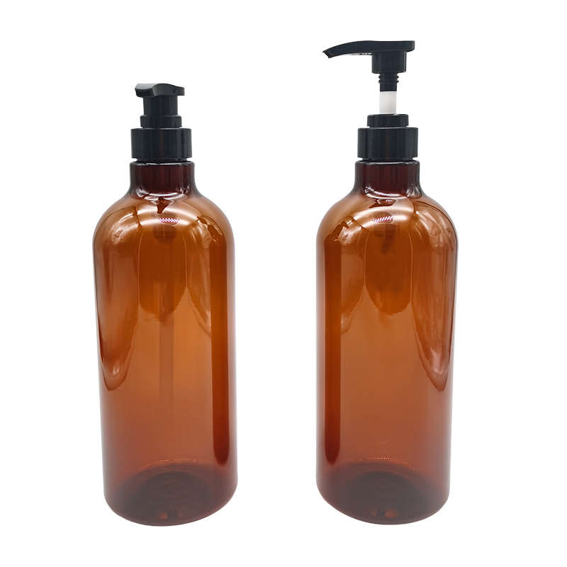 Transparante shampoo douchegel lotionfles