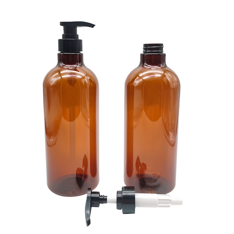 Transparante shampoo douchegel lotionfles