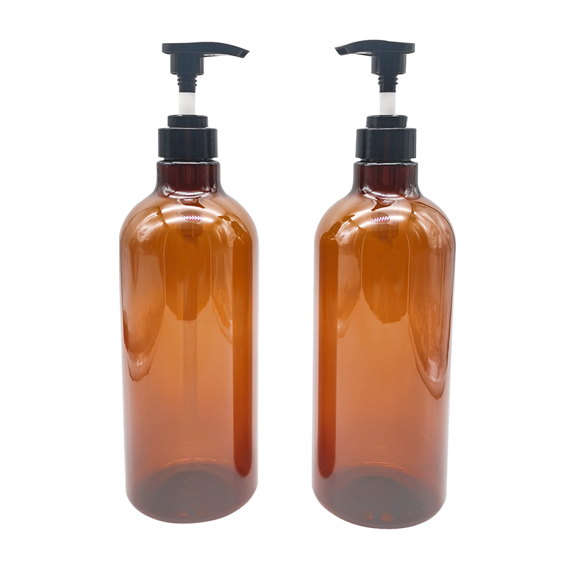 Transparante shampoo douchegel lotionfles
