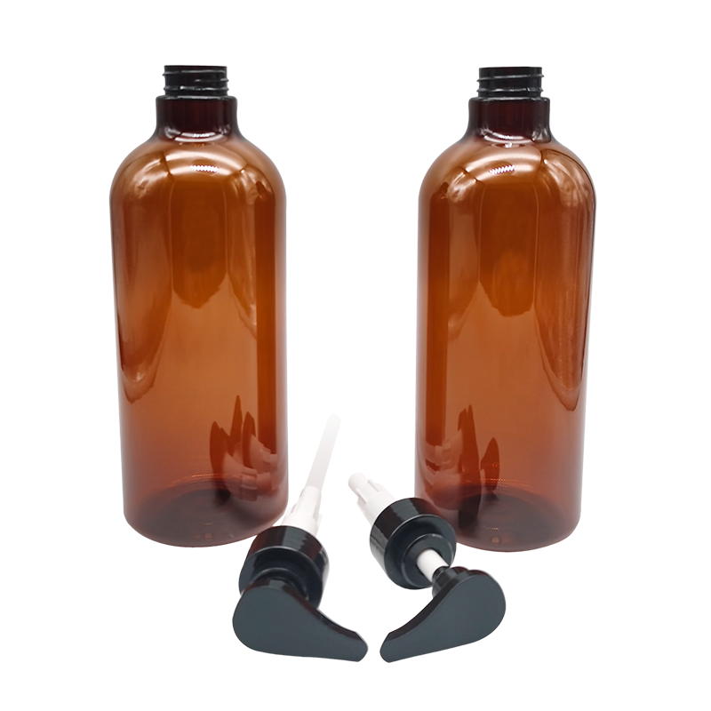 Transparante shampoo douchegel lotionfles
