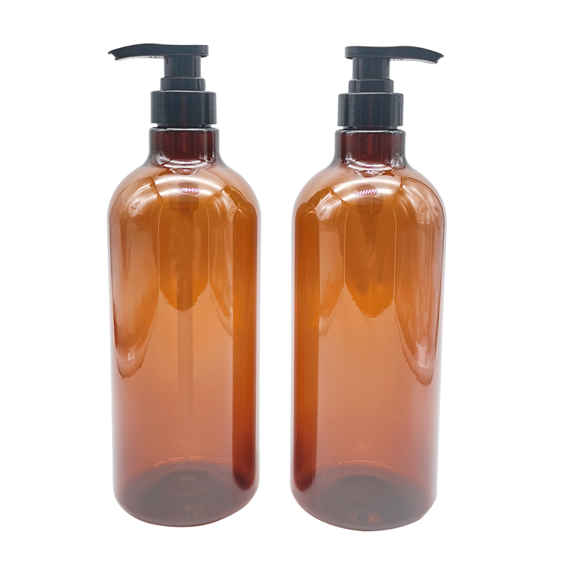Transparante shampoo douchegel lotionfles