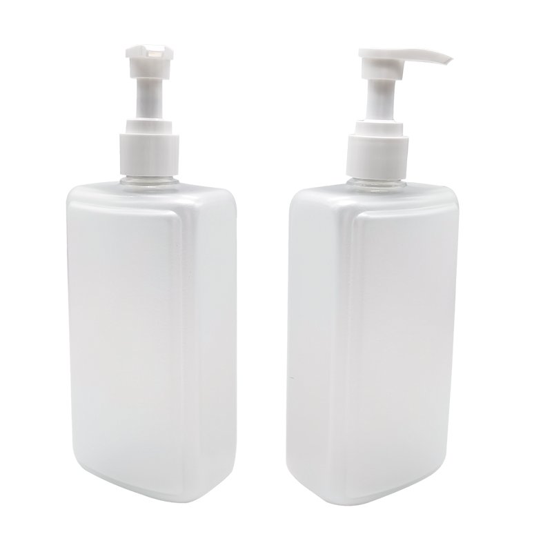 Vierkante shampoo douchegel lotionfles