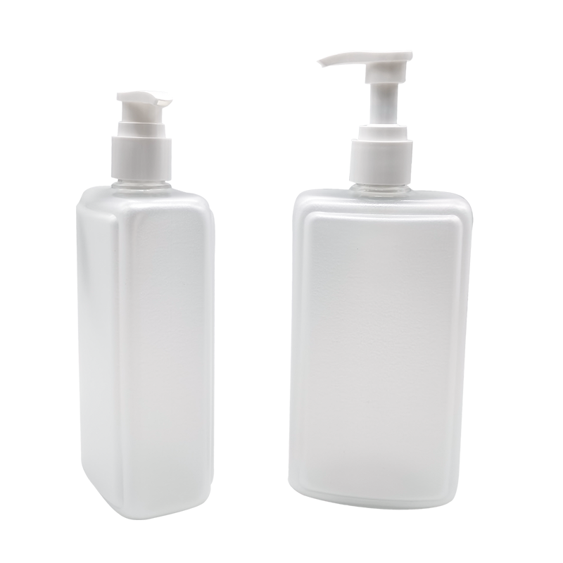 Vierkante shampoo douchegel lotionfles