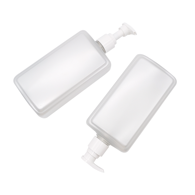 Vierkante shampoo douchegel lotionfles