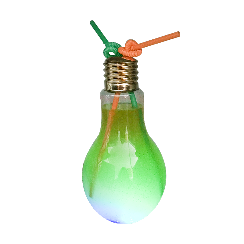Rode LED-bliksem Bliksemlamp Melktheefles